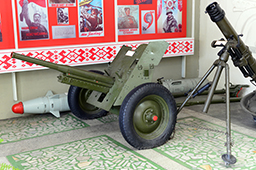 45-мм противотанковая пушка (М-42) образца 1942 года, музей военной истории Республики Беларусь