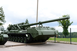 203-мм самоходная артиллерийская установка 2С7 «Пион», Историко-культурный комплекс «Линия Сталина»