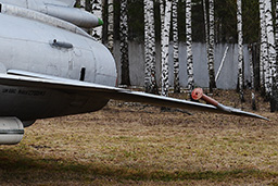 Т-58Д-2 (11, красный) - второй прототип Су-15, Центральный музей ВВС РФ, п.Монино