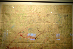 Карта оперативной обстановки 2-го Прибалтийского фронта, Выставка в Музее Отечественной войны 1812 года, г.Москва