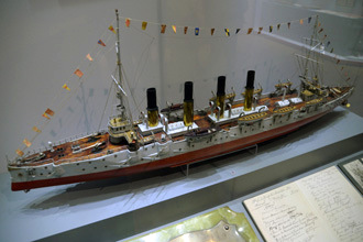 Модель крейсера «Варяг», Музей современной истории России