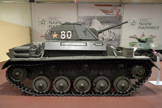 Лёгкий танк Т-80, парк «Патриот»