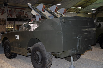 Боевая машина 2П27 противотанкового комплекса 2К16 «Шмель», парк «Патриот»