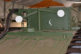 Трофейный британский тяжёлый танк Mark V, парк «Патриот»