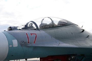 Су-27УБ, парк «Патриот»