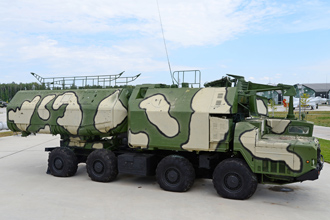 Пусковая установка 3С51 противокорабельного комплекса «Рубеж», парк «Патриот»
