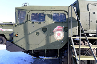 Боевая машина 9А52-2 РСЗО 9К58 «Смерч». Территория Конгрессно-выставочного центра «Патриот»