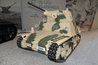 Лёгкий танк Fiat L6/40, парк «Патриот»