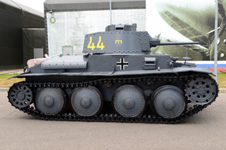 Лёгкий танк Pz.Kpfw.38(t) Ausf.F, парк «Патриот»