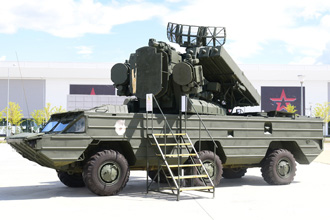 Боевая машина 9А33БМ3 из состава ЗРК «Оса-АКМ», парк «Патриот»