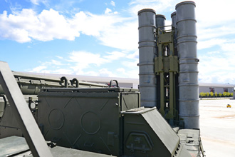 Пусковая установка 5П85СМ из состава ЗРС С-300ПМ, парк «Патриот»