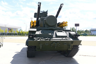 Зенитная самоходная установка 2С6 ЗРПК 2К22 «Тунгуска», парк «Патриот»