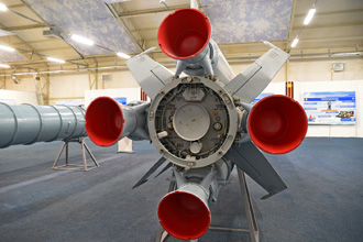 Зенитная управляемая ракета 5В28 из состава ЗРК С-200В, парк «Патриот»