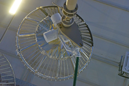 Телекоммуникационный спутник-ретранслятор «Луч». Выставка «Космические войска: через тернии к звёздам» в парке «Патриот» 