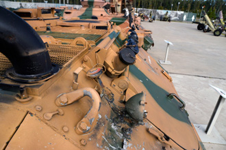 Боевая машина пехоты ACV-15. Экспозиция, посвящённая локальному конфликту в Сирии, парк «Патриот»