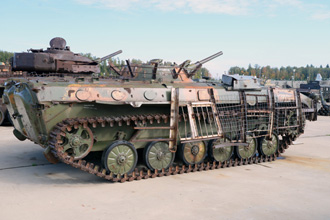 Чехословацкая боевая машина пехоты BVP-1. Экспозиция, посвящённая локальному конфликту в Сирии, парк «Патриот»
