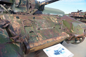 Средний танк Centurion. Экспозиция, посвящённая локальному конфликту в Сирии, парк «Патриот»