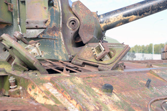 Средний танк Centurion. Экспозиция, посвящённая локальному конфликту в Сирии, парк «Патриот»