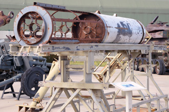 Газобаллонная ракета «Умар-2». Экспозиция, посвящённая локальному конфликту в Сирии, парк «Патриот»
