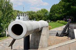 Ствол морской пушки 305мм/52, Открытая площадка Центрального музея Великой Отечественной войны