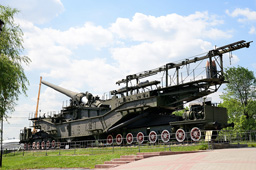 Железнодорожный артиллерийский транспортёр ТМ-3-12, Открытая площадка Центрального музея Великой Отечественной войны