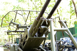 37-мм автоматическая двухорудийная зенитная пушка В-47 , Музей техники Вадима Задорожного