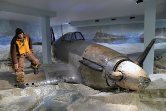 Истребитель Hawker Hurricane Mk II, экспозиция «Соколы России», Музей техники Вадима Задорожного