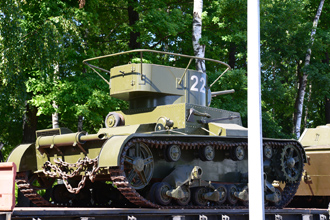 Макет лёгкого танка Т-26 (с элементами подлинных деталей), Музей техники Вадима Задорожного