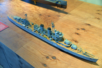 Модель тяжёлого крейсера «Канариас», Морской музей Барселоны