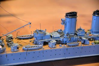 Модель тяжёлого крейсера «Канариас», Морской музей Барселоны