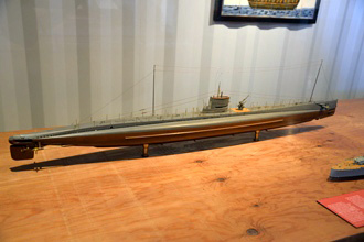 Модель подводной лодки, Морской музей Барселоны