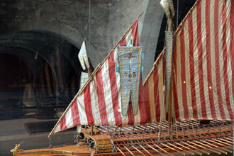 Модель испанской галеры «Real», Морской музей Барселоны
