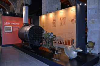 Механизмы буксира «Ligera», Морской музей Барселоны