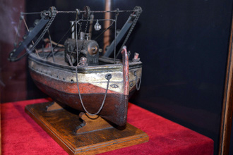 Модель ковшового земснаряда, Морской музей Барселоны