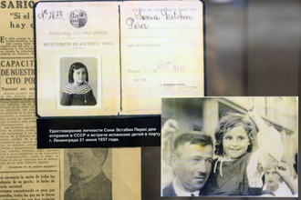 Сопроводительное удостоверение для отправки в Советский Союз пятилетней испанки Сони Эстебан Перес, Музей истории города Обнинска
