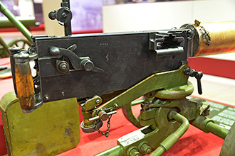 7,62-мм станковый пулемёт Максима обр.1910 года на станке Колесникова, Музей отечественной военной истории в Падиково