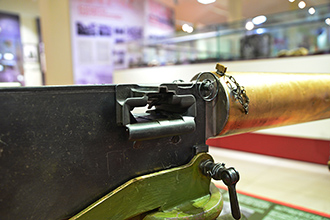 7,62-мм станковый пулемёт Максима обр.1910 года на станке Колесникова, Музей отечественной военной истории в Падиково