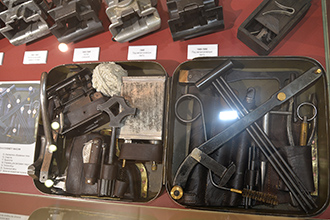 Ящик для запасных частей, инструмента и принадлежности к станковому пулемёту Максима, Музей отечественной военной истории в Падиково