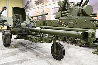 125-мм противотанковая пушка с самодвижением 2А45М «Спрут-Б», Музей отечественной военной истории в Падиково