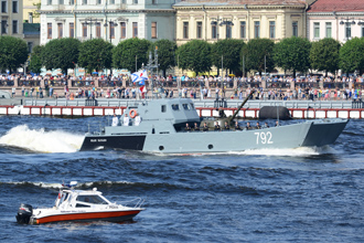 Десантный катер «Иван Пасько», пр.11770, Главный военно-морской парад, Санкт-Петербург, 2019 год