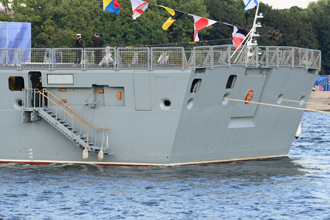 Фрегат «Адмирал флота Касатонов» пр.22350, Главный военно-морской парад, Санкт-Петербург, 2019 год