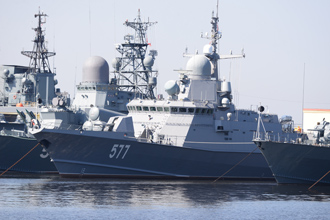 Малый ракетный корабль «Советск» пр. 22800, Главный военно-морской парад, Санкт-Петербург, 2019 год