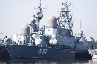 Малый ракетный корабль «Ливень» пр. 12341, Главный военно-морской парад, Санкт-Петербург, 2019 год