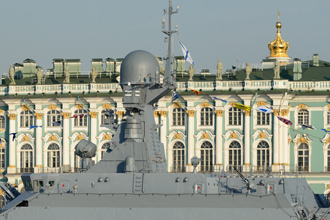 Малый ракетный корабль «Серпухов» пр. 21631, Главный военно-морской парад, Санкт-Петербург, 2019 год