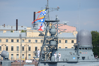 Малый ракетный корабль «Пассат» пр. 1234, Главный военно-морской парад, Санкт-Петербург, 2019 год