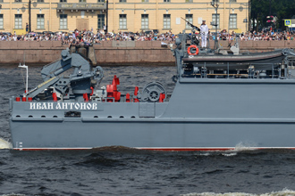 Морской тральщик «Иван Антонов» пр. 12700, Главный военно-морской парад, Санкт-Петербург, 2019 год
