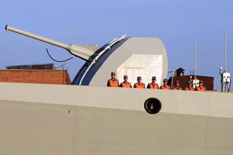 Эсминец «Xian» пр. 052С, КНР, Главный военно-морской парад, Санкт-Петербург, 2019 год