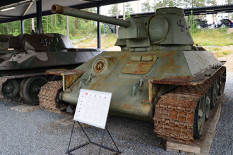 Средний танк Т-34 обр. 1943 года, Ps.231-7, Танковый музей в Парола