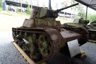 Лёгкий танк Т-26 обр.1937 года, Танковый музей в Парола
