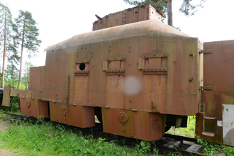 Бронепоезд ПВО, Танковый музей в Парола